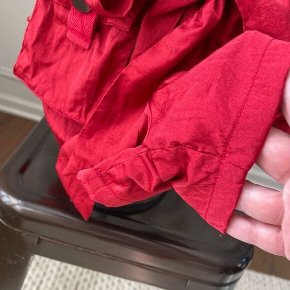 Vintage Y2K Apple Bottoms Red Satin Romper Removable Straps M - Picture 5 of 15
